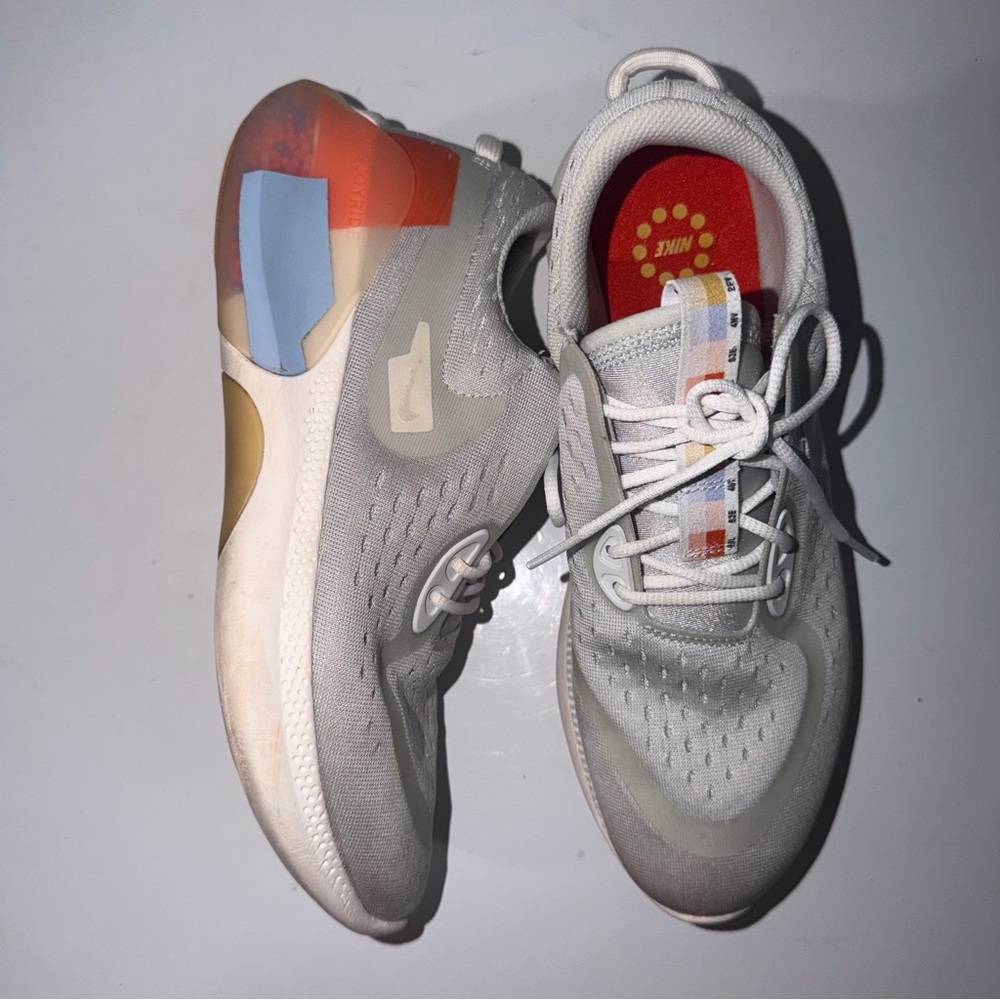 Nike | Womens Joyride Dual Run PRM sneakers  Grey and Orange Size 10